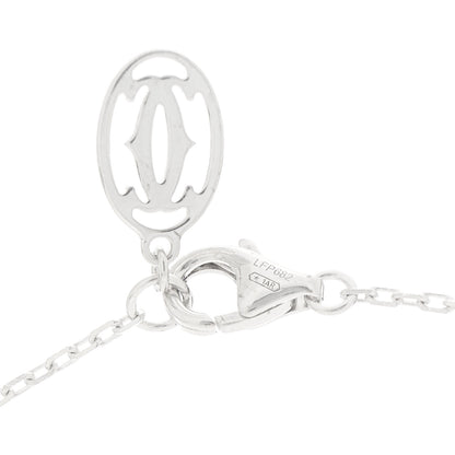 Cartier 18K White Gold Diamond SM D'Amour Pendant Necklace 4 of 6