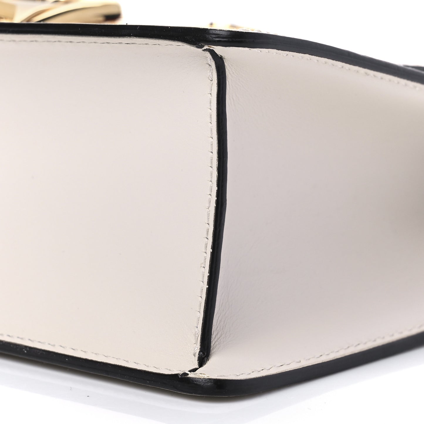 Calfskin Small Sylvie Shoulder Bag Off White