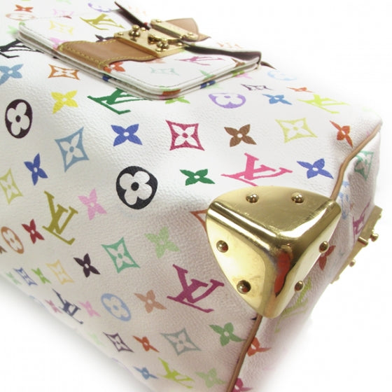 Monogram Multicolor Speedy 30 White
