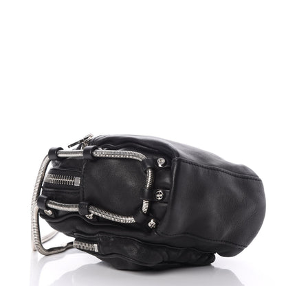Alexander Wang Washed Lambskin Brenda Chain Camera Bag Black 4 of 8
