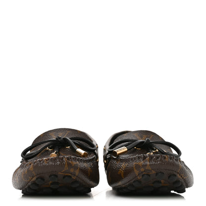Louis Vuitton Patent Reverse Monogram Gloria Loafers 35.5 3 of 8