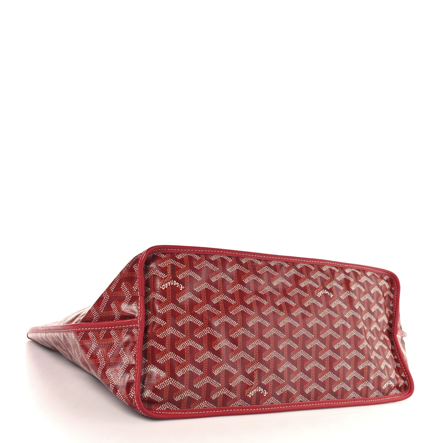 Goyard Goyardine Reversible Anjou PM Red 8 of 19