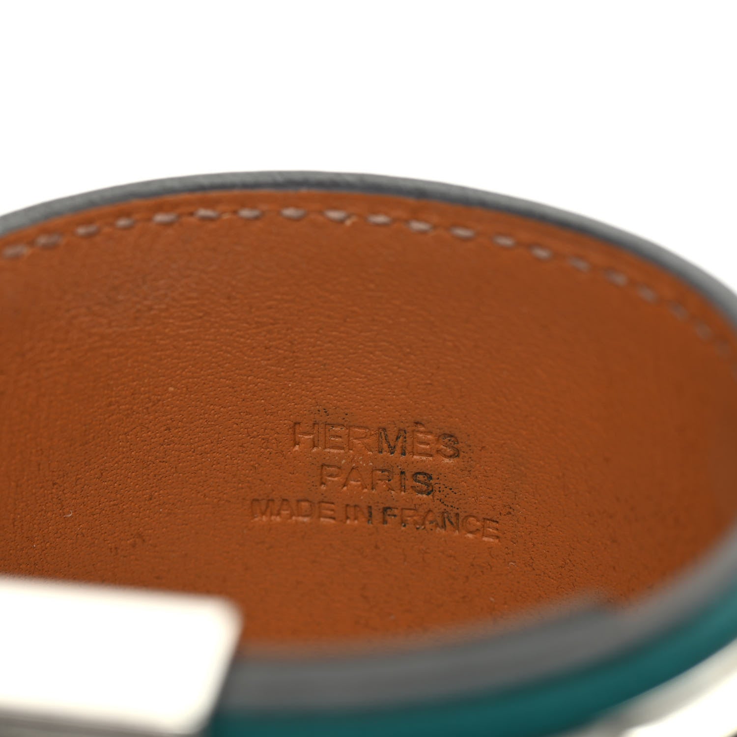 Hermes Epsom Collier de Chien CDC Bracelet S Bleu Paon 4 of 6