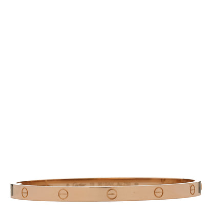 Cartier 18K Pink Gold Medium LOVE Bracelet 19 1 of 5