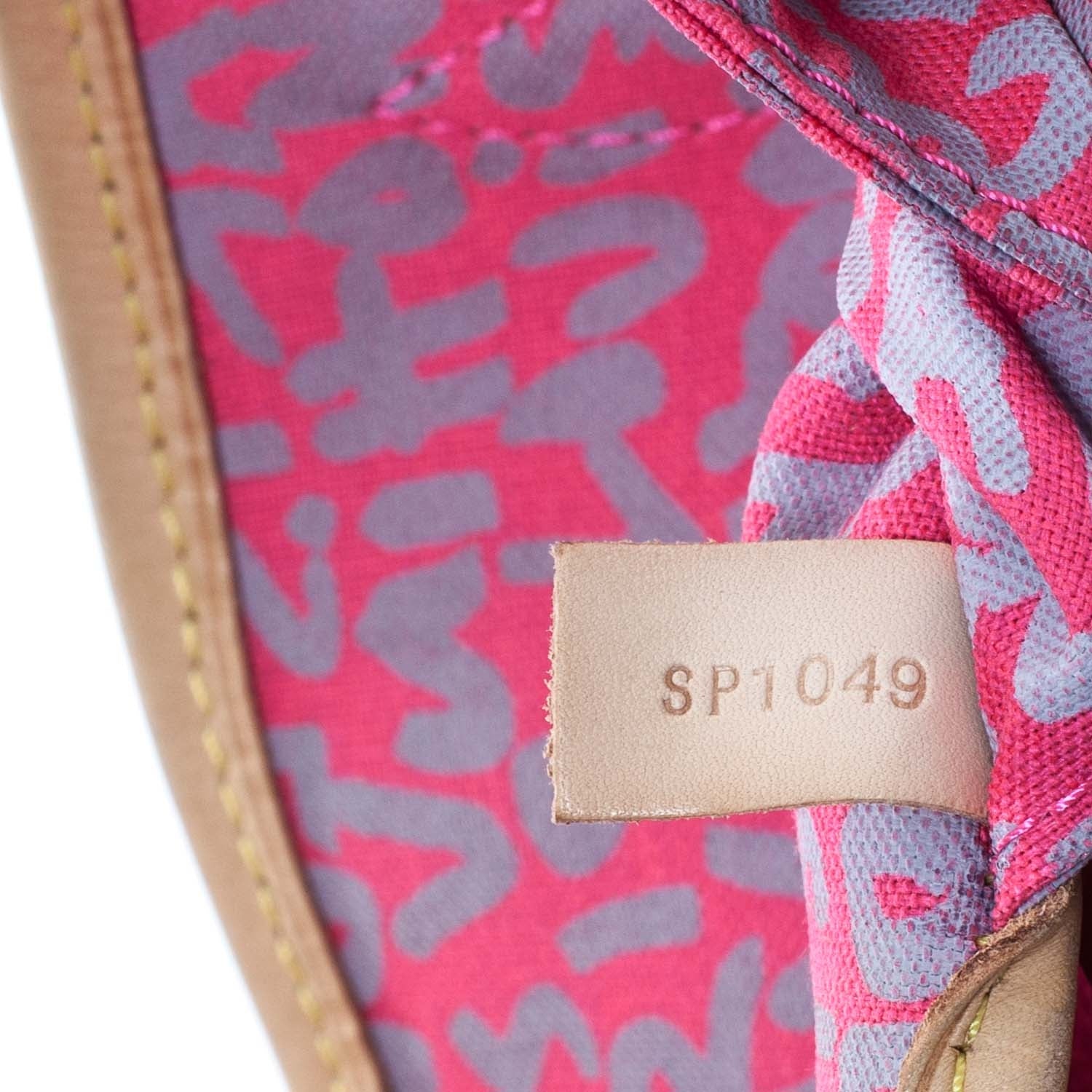 Louis Vuitton Monogram Graffiti Neverfull GM Fuchsia 9 of 10