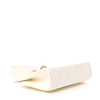Chanel Lambskin Quilted Evening By The Sea Clutch White 3 of 10