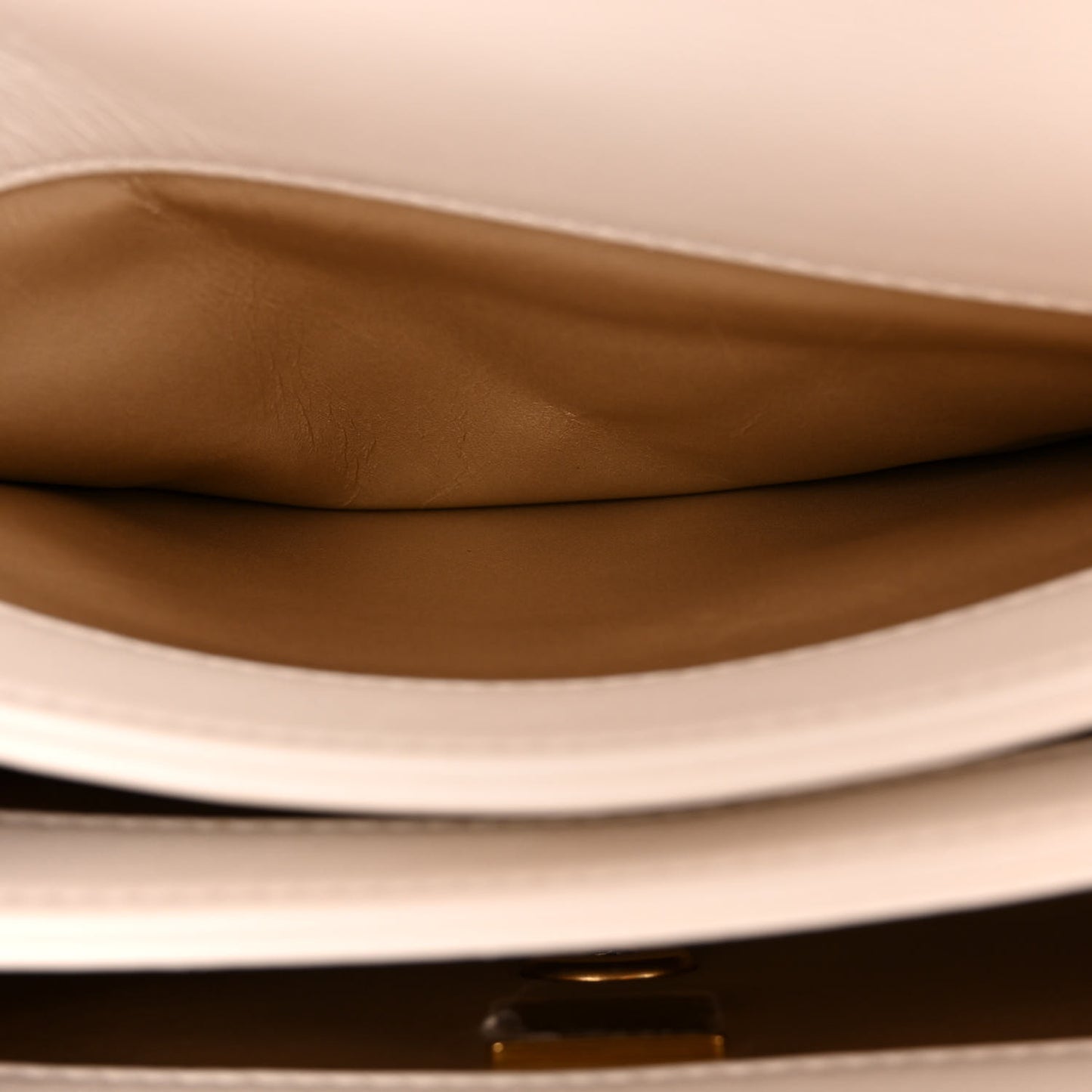 Lambskin Quilted Small CC Crystal Logo Chain Flap White