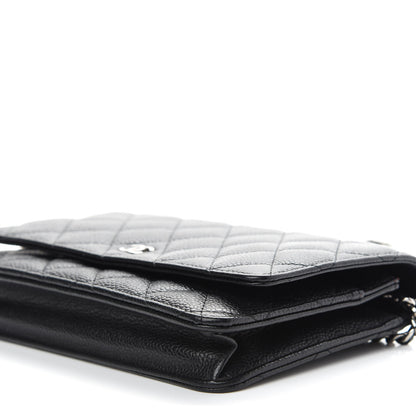 Chanel Caviar Quilted Wallet On Chain WOC Black 10 of 10