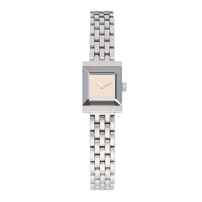 Gucci Stainless Steel 14mm G-Frame Square Quartz Watch Pink 1 of 7