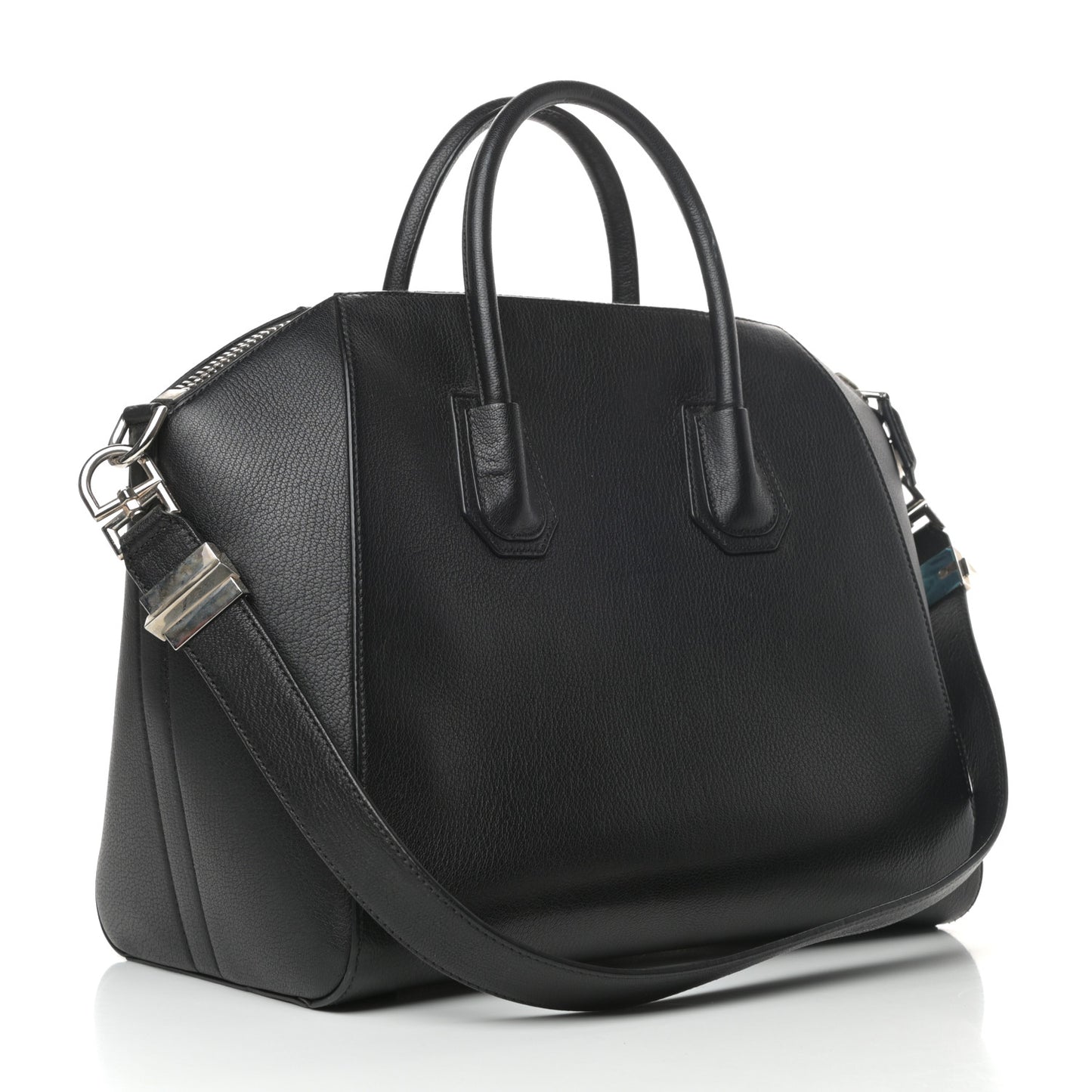 Sugar Goatskin Medium Antigona Black