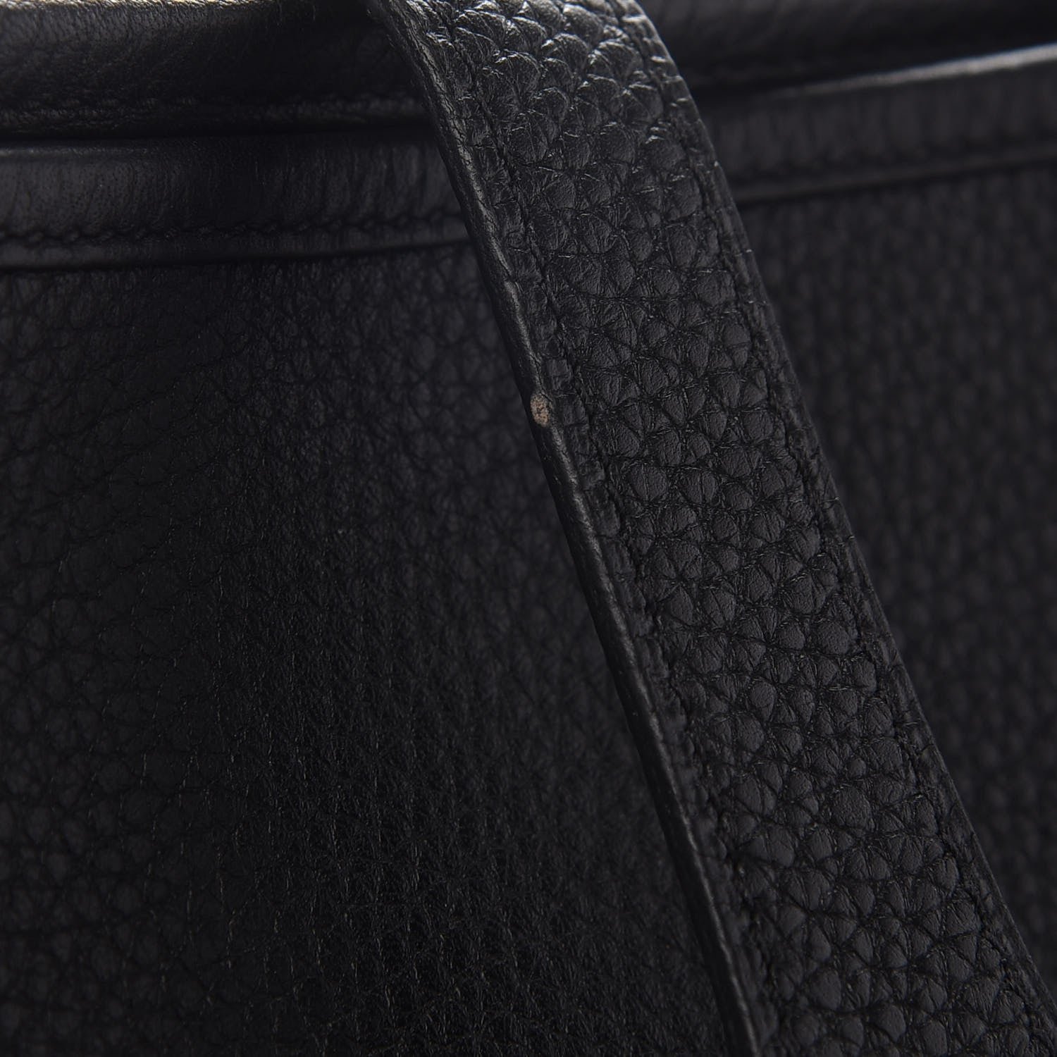 Hermes Taurillon Clemence Evelyne III GM Black 9 of 9