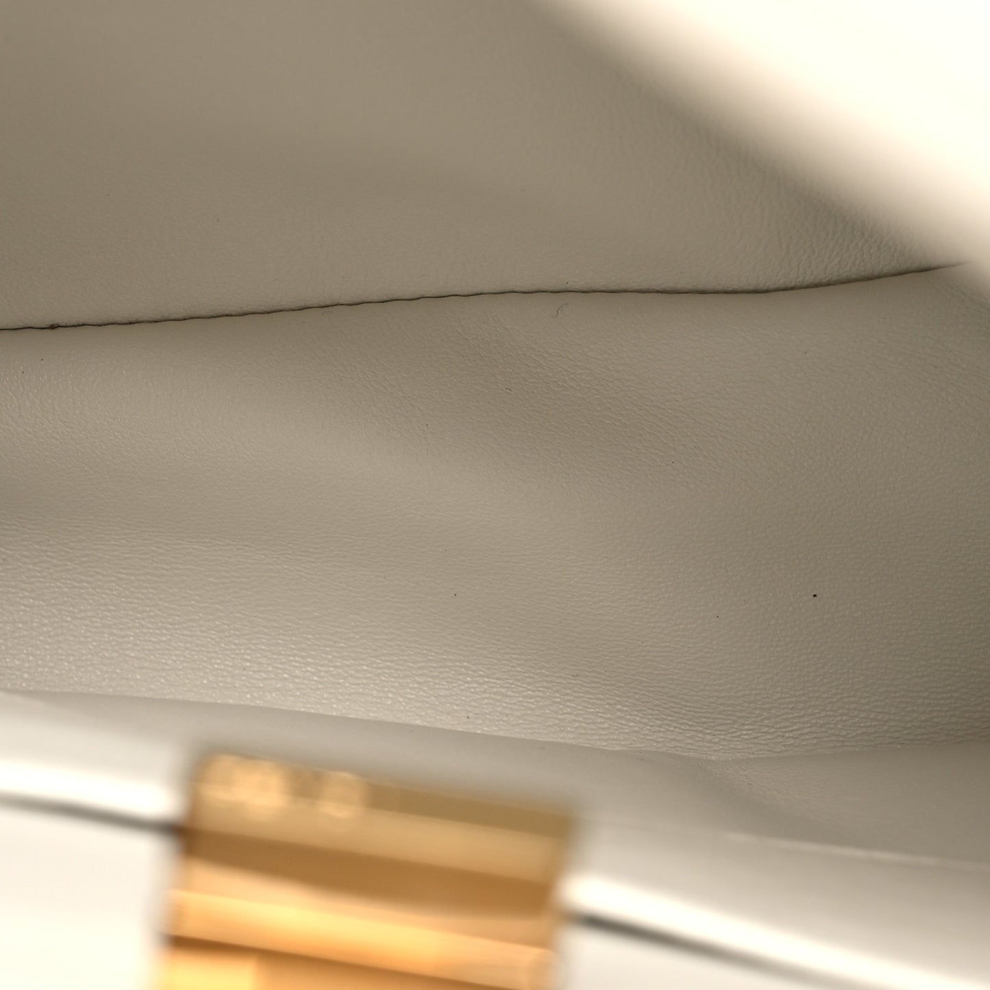 Nappa Rosebud Mini Peekaboo Iconic Satchel Bianco