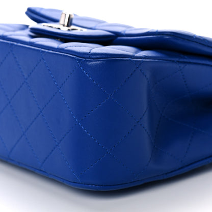 Chanel Lambskin Quilted Mini Square Flap Royal Blue 9 of 10