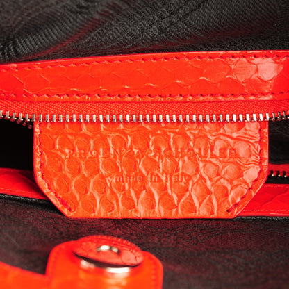 Proenza Schouler Python PS1 Tote Neon Red 8 of 13