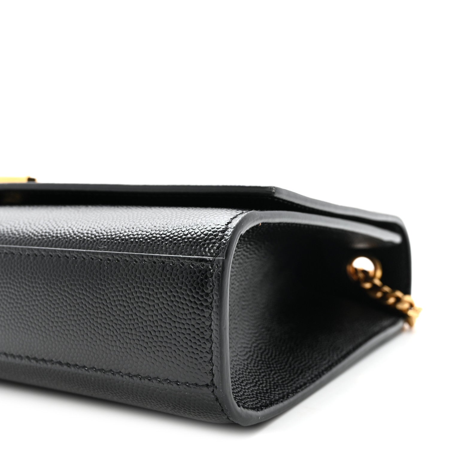 Saint Laurent Grain De Poudre Medium Classic Monogram Kate Satchel Black 9 of 9