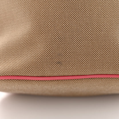 Prada Jacquard Logo Mini Bucket Crossbody Bag Corda Peonia 13 of 13