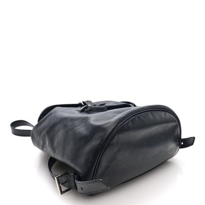 Prada Calfskin Backpack Black 3 of 8