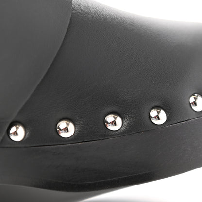 Hermes Calfskin Calya Mules 35 Black 8 of 9