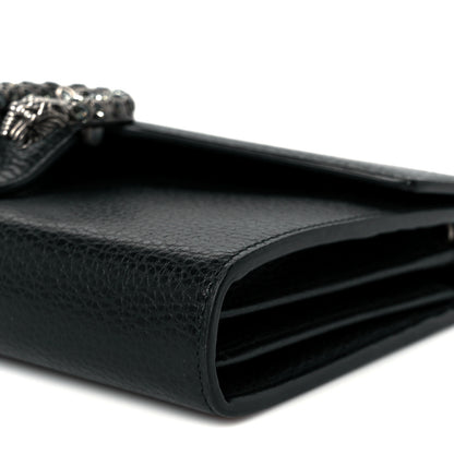 Gucci Calfskin Mini Dionysus Chain Wallet Black 11 of 11