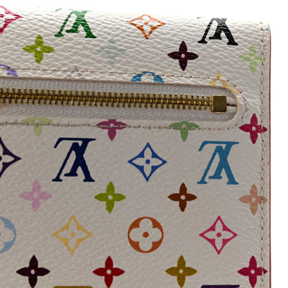 Louis Vuitton Monogram Multicolor Eugenie Wallet White Litchi 12 of 13