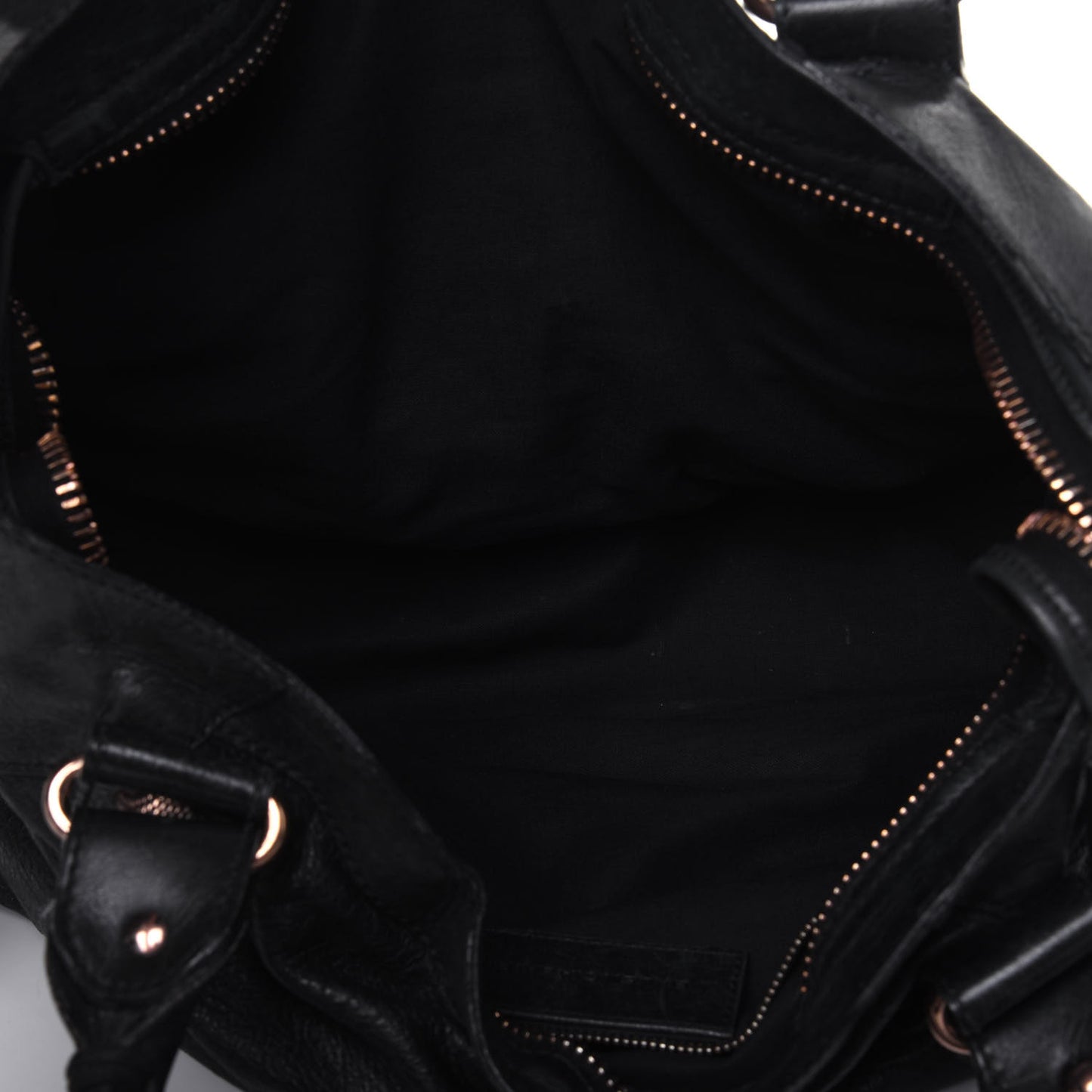 Agneau Giant 21 Rose Gold Hardware City Black