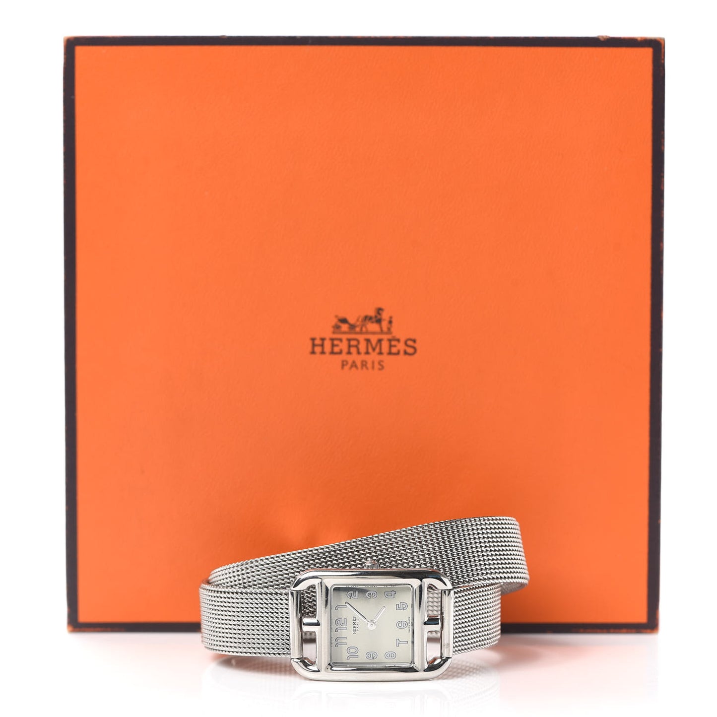 Stainless Steel 23mm Cape Cod Double Tour Quartz Watch Silver