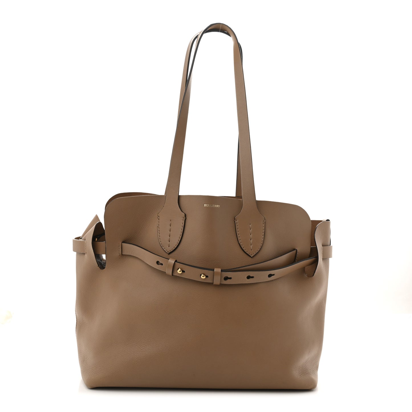 Soft Smooth Calfskin Medium Tote Camel