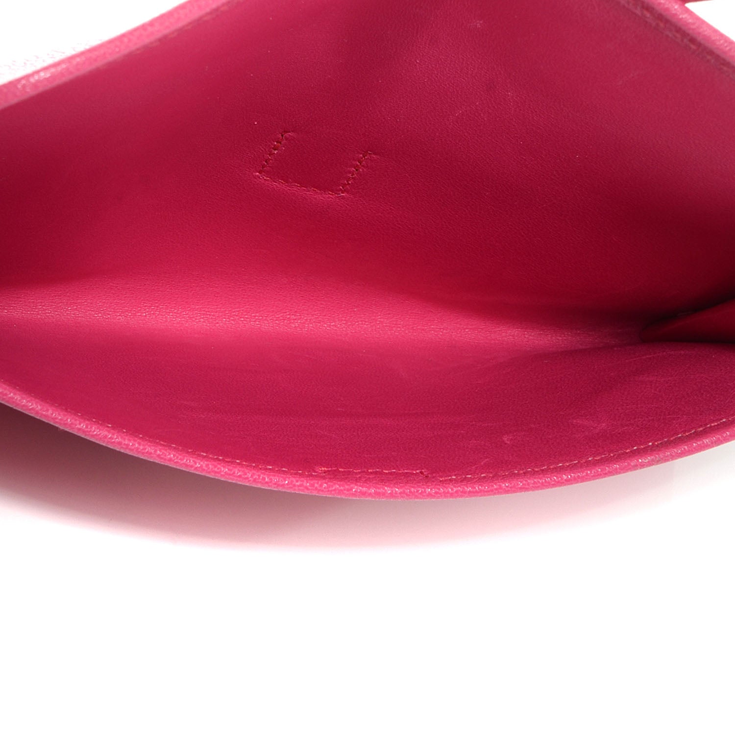 Hermes Chèvre Jige Mini 20 Clutch Fuchsia 16 of 19