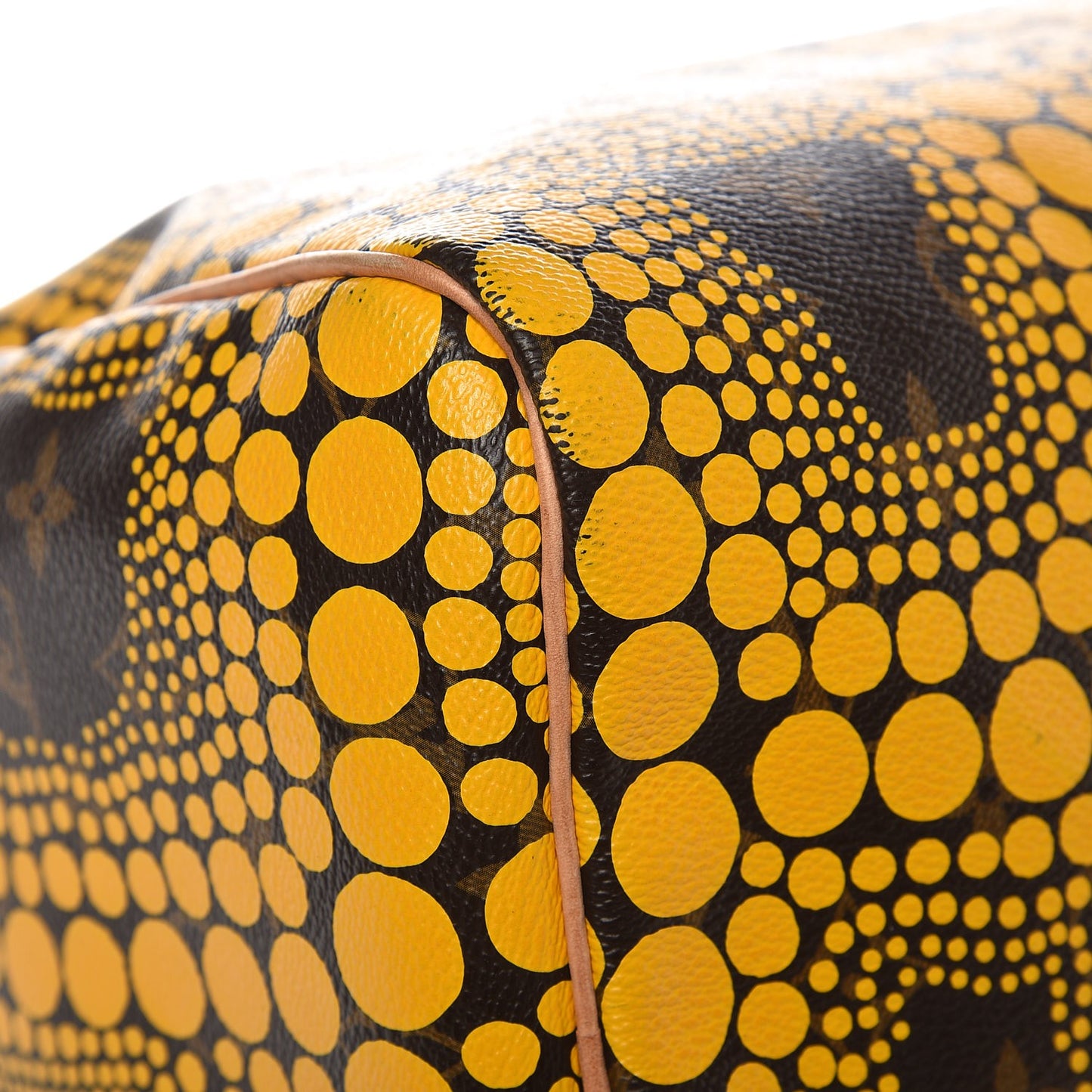 Monogram Kusama Town Speedy 30 Yellow