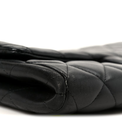 Chanel Lambskin Quilted Clutch With Chain Flap Black 10 of 11