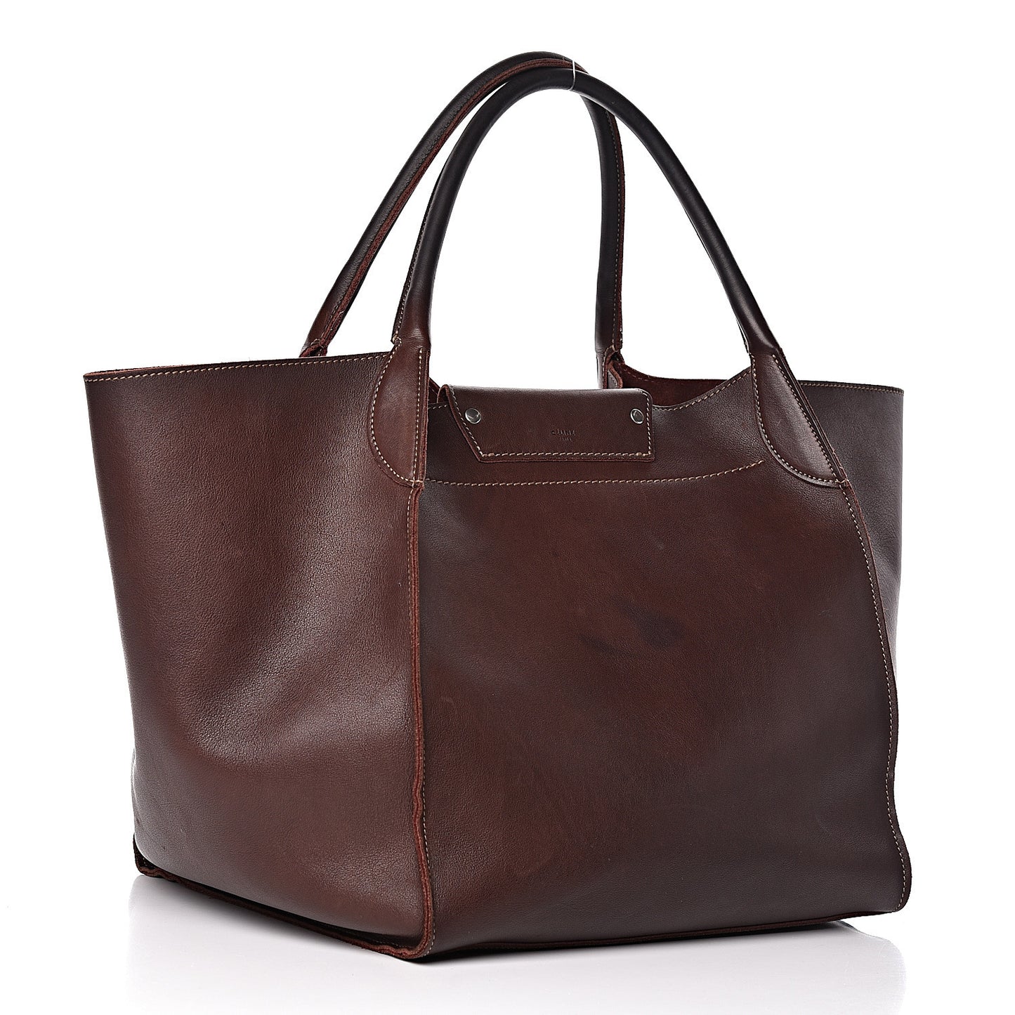 Supple Calfskin Medium Big Bag Brown
