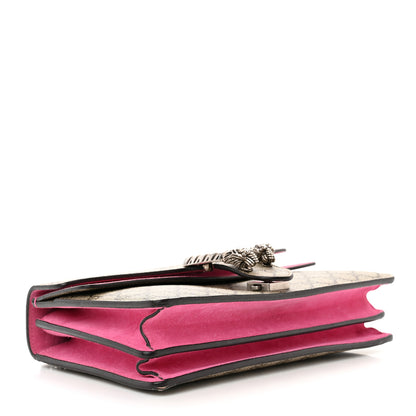 Gucci GG Supreme Monogram Small Dionysus Shoulder Bag Pink 4 of 14