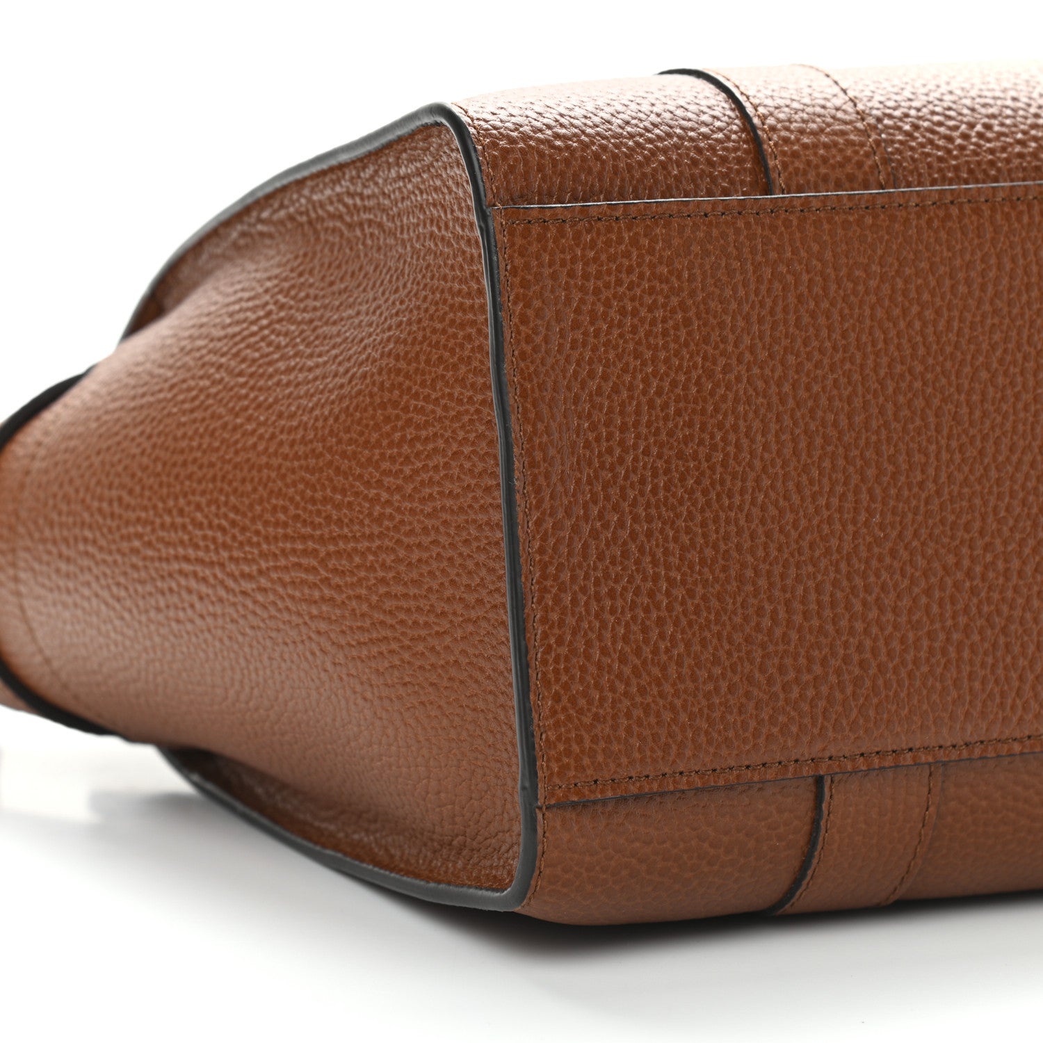 Mulberry Classic Grain Small Bayswater Zip Tote Oak 9 of 10