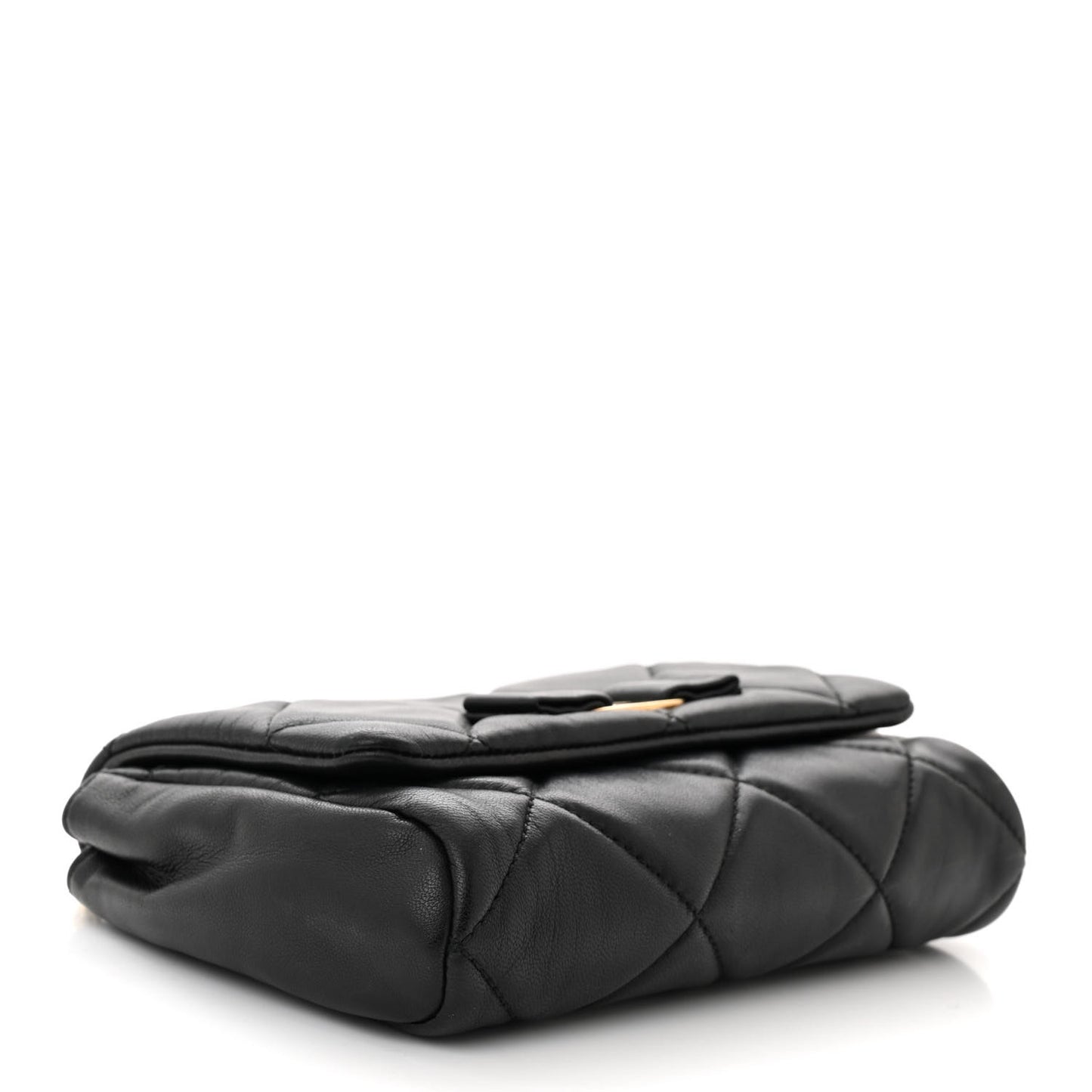 Nappa Quilted Ginny Crossbody Black