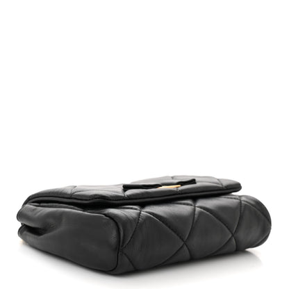 Salvatore Ferragamo Nappa Quilted Ginny Crossbody Black 4 of 9