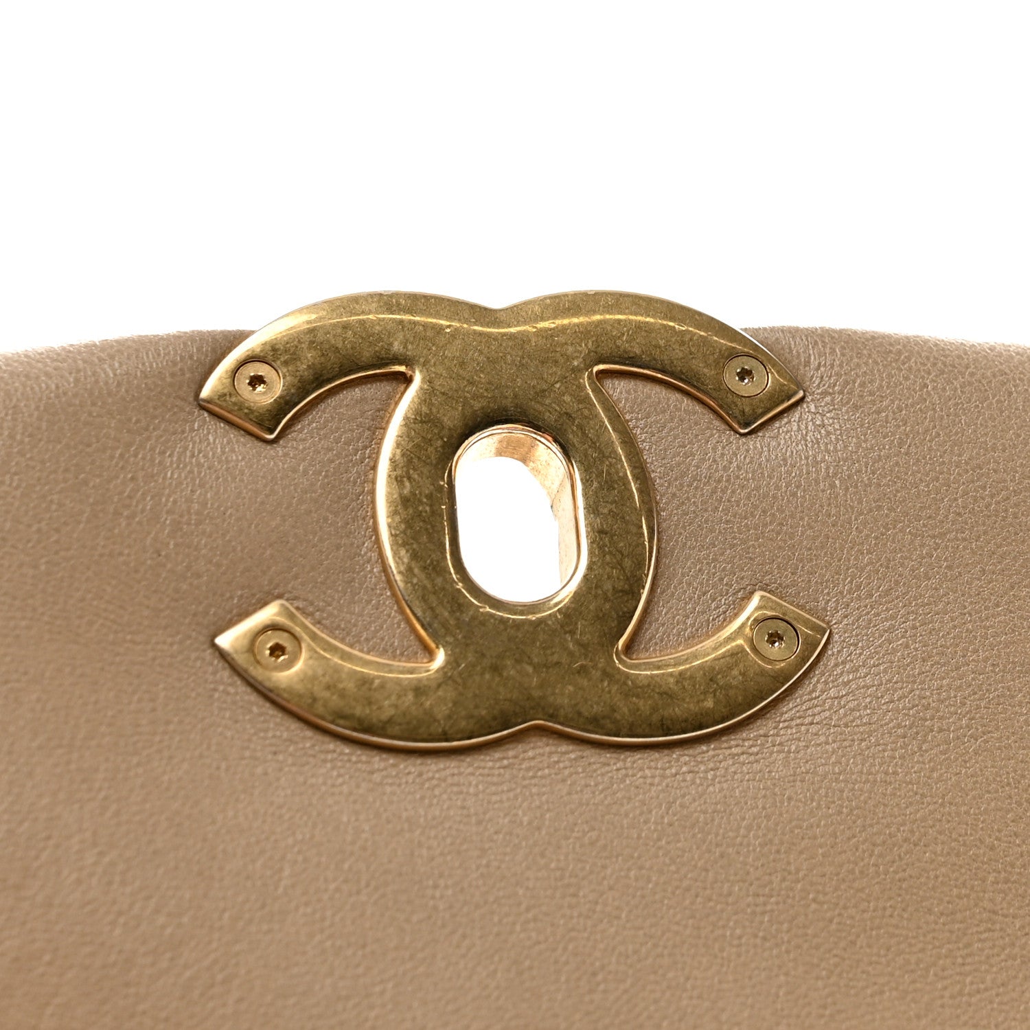 Chanel Lambskin Quilted Medium Chanel 19 Flap Dark Beige 11 of 13