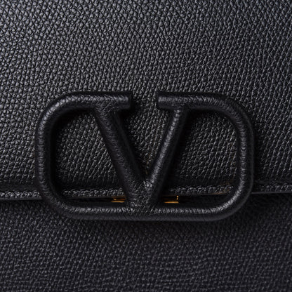 Valentino Garavani Grainy Calfskin Small VSling Shoulder Bag Black 7 of 9