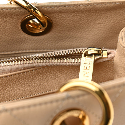 Chanel Caviar Quilted Grand Shopping Tote GST Beige Clair 12 of 13