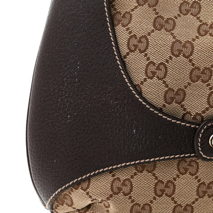 Gucci Monogram Bamboo Horsebit Hobo Dark Brown 12 of 12