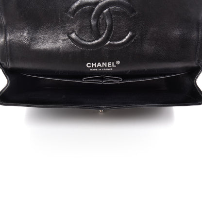 Chanel Patent Quilted Medium Double Flap Black 5 of 19