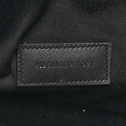 Saint Laurent Linen Canvas Rive Gauche Zipped Pouch Black 7 of 7