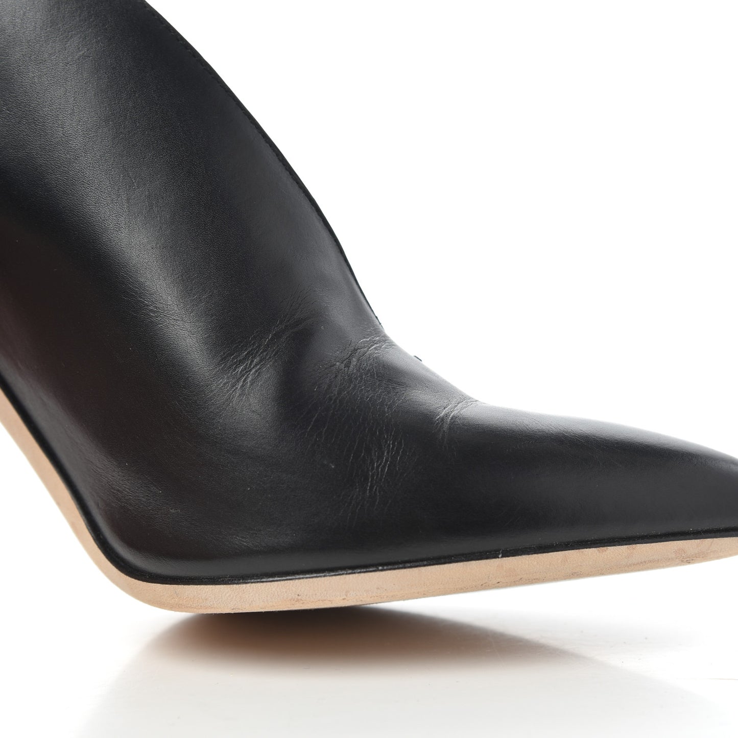 Calfskin Lark 65 Ankle Strap Pumps 37.5 Black