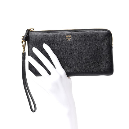 MCM Grained Calfskin Milla Tech Pouch Black 2 of 6