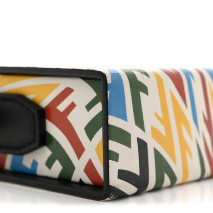 Fendi X SARAH COLEMAN Vitello Grace Light FF Vertigo Horizontal Box White Ice Multicolor 9 of 13