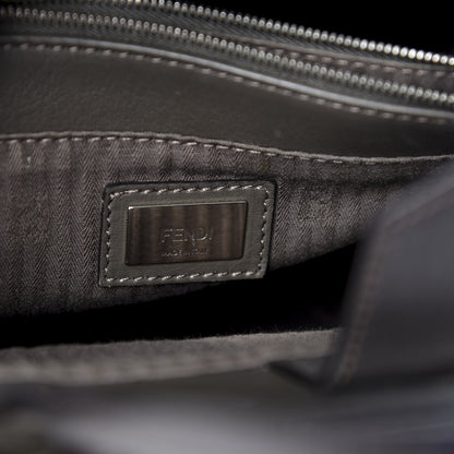 Fendi Vitello Elite Petite 2Jours Tote Asphalt 7 of 8