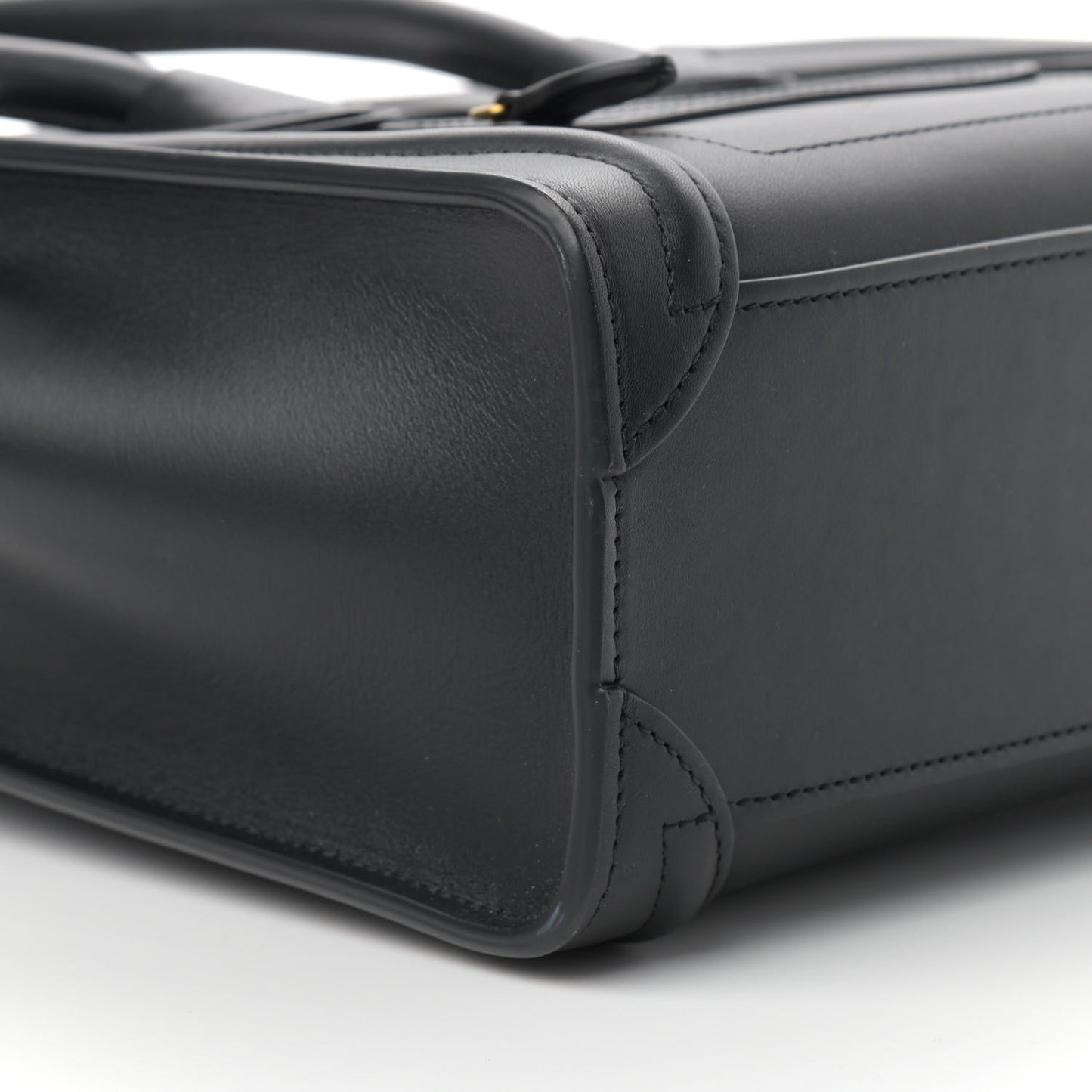 Smooth Calfskin Nano Luggage Black
