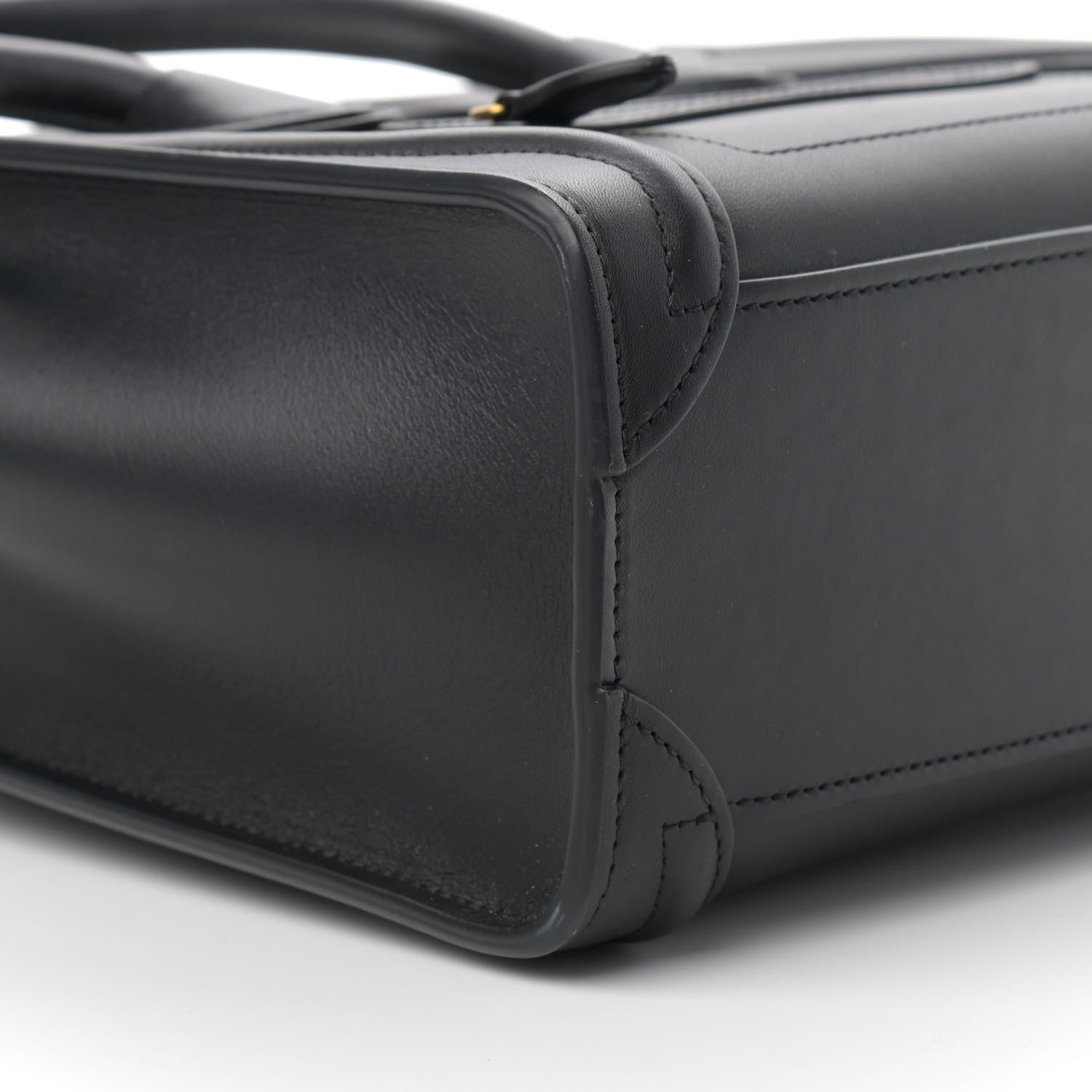 Celine Smooth Calfskin Nano Luggage Black 9 of 13
