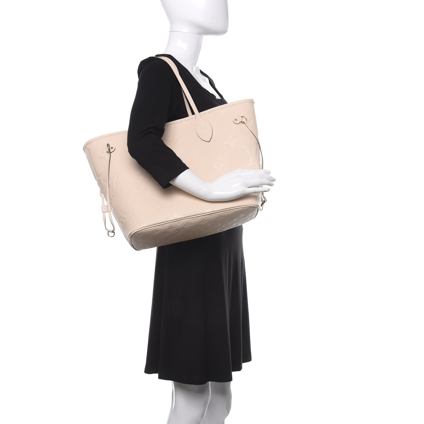 Empreinte Monogram Giant Neverfull MM Cream