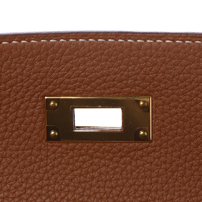 Hermes Togo Kelly Retourne 28 Gold 13 of 38