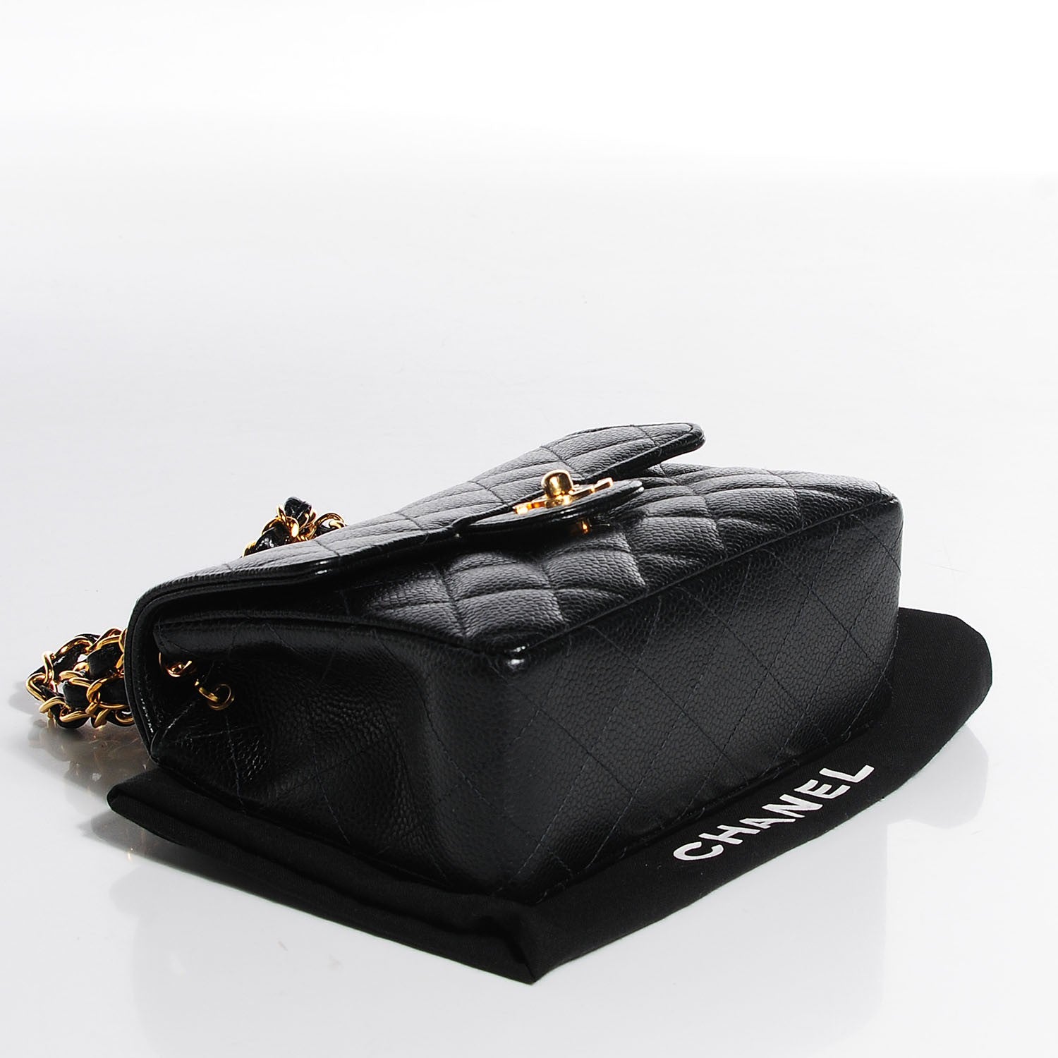 Chanel Caviar Quilted Mini Square Flap Black 4 of 11